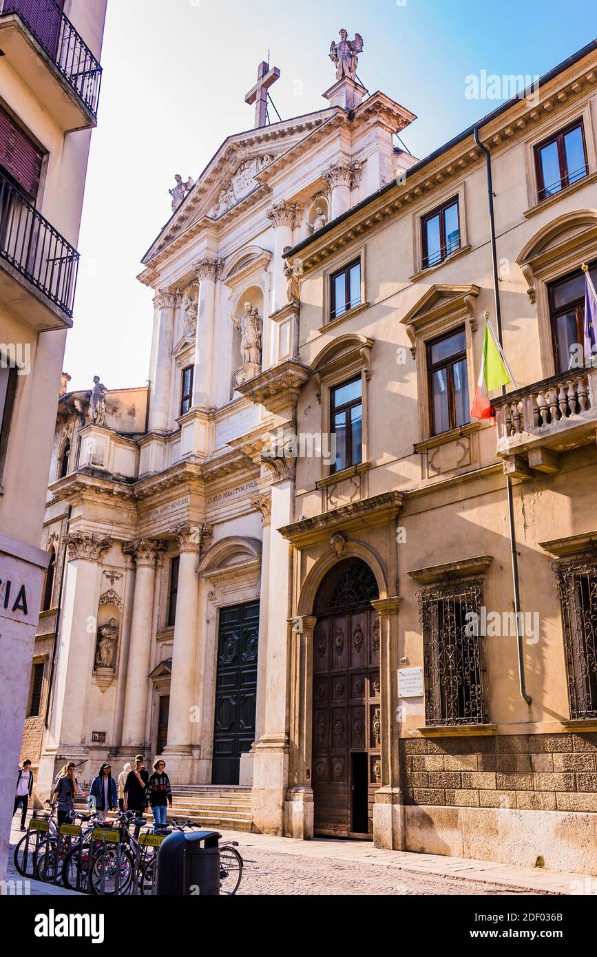 Church Of San Gaetano Roman Catholic Church Located On Corso Palladio 147 In The City Of Vicenza The Church Was Erected Between 1721 And 1730 Using Stock Photo Alamy