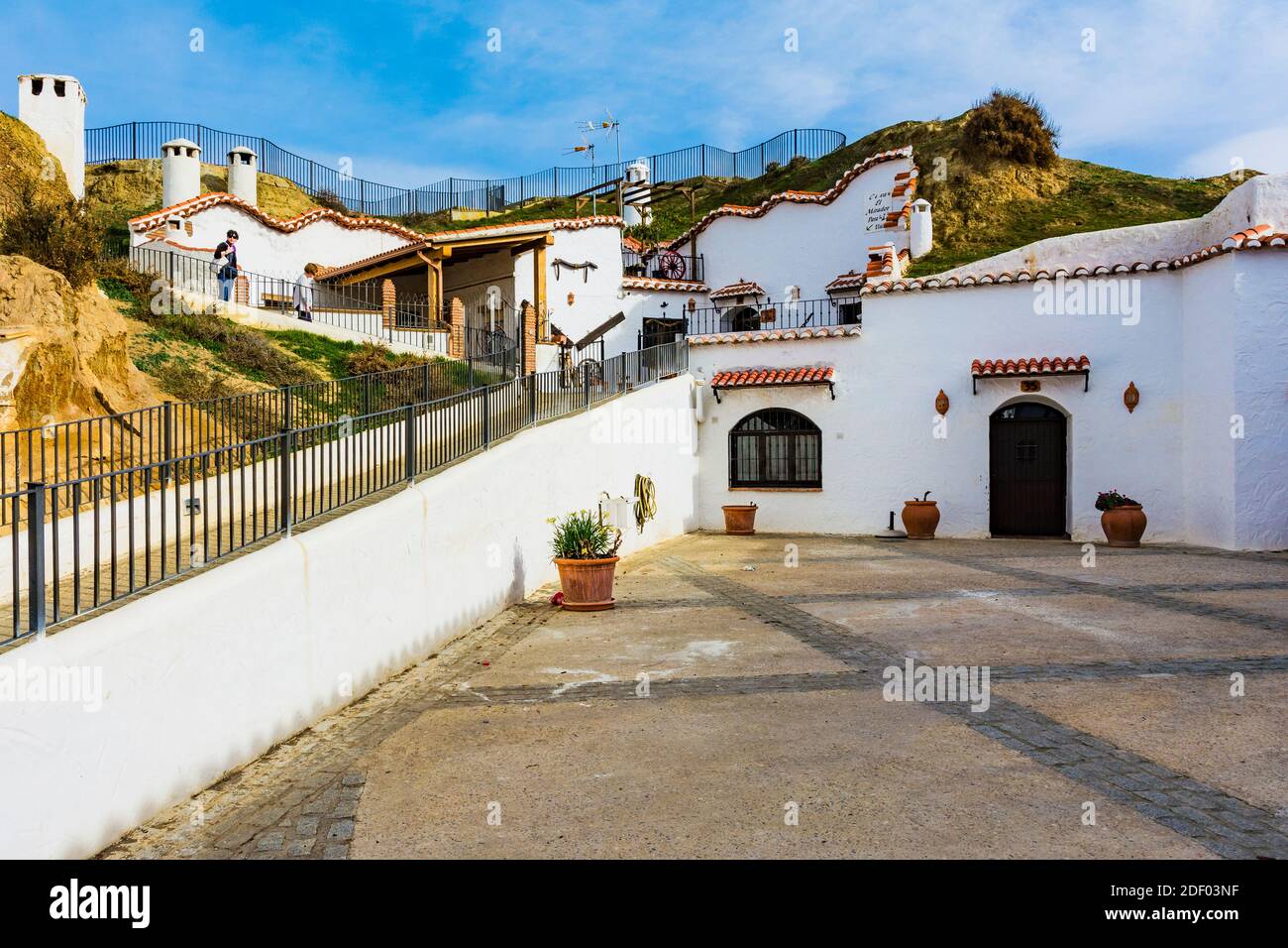 Cave House, typical accommodation in the region since ancient times. Guadix, Granada, Andalucía, Spain, Europe Stock Photo