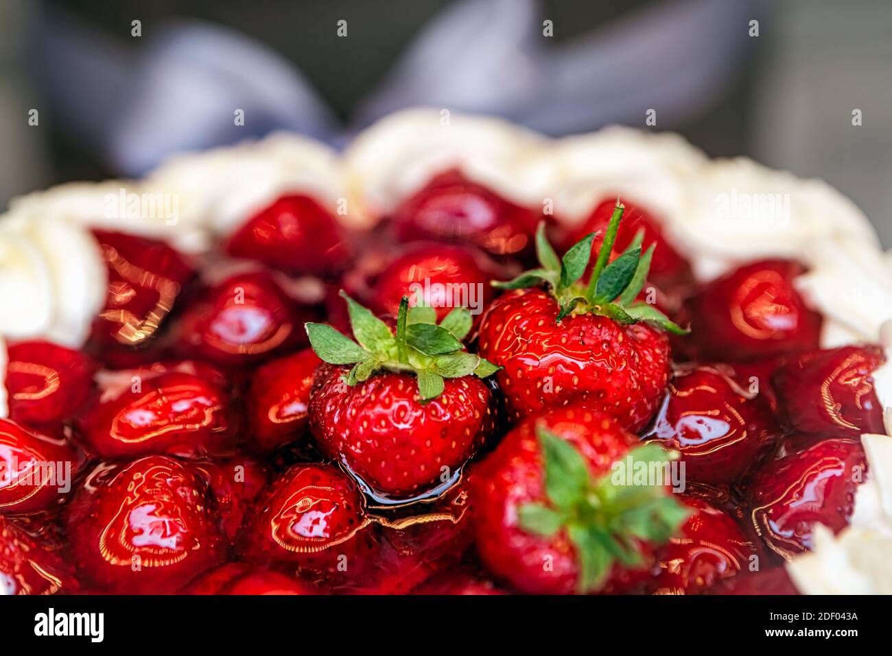 Strawberry tart cherry cheesecake cake pie sweet dessert on retail