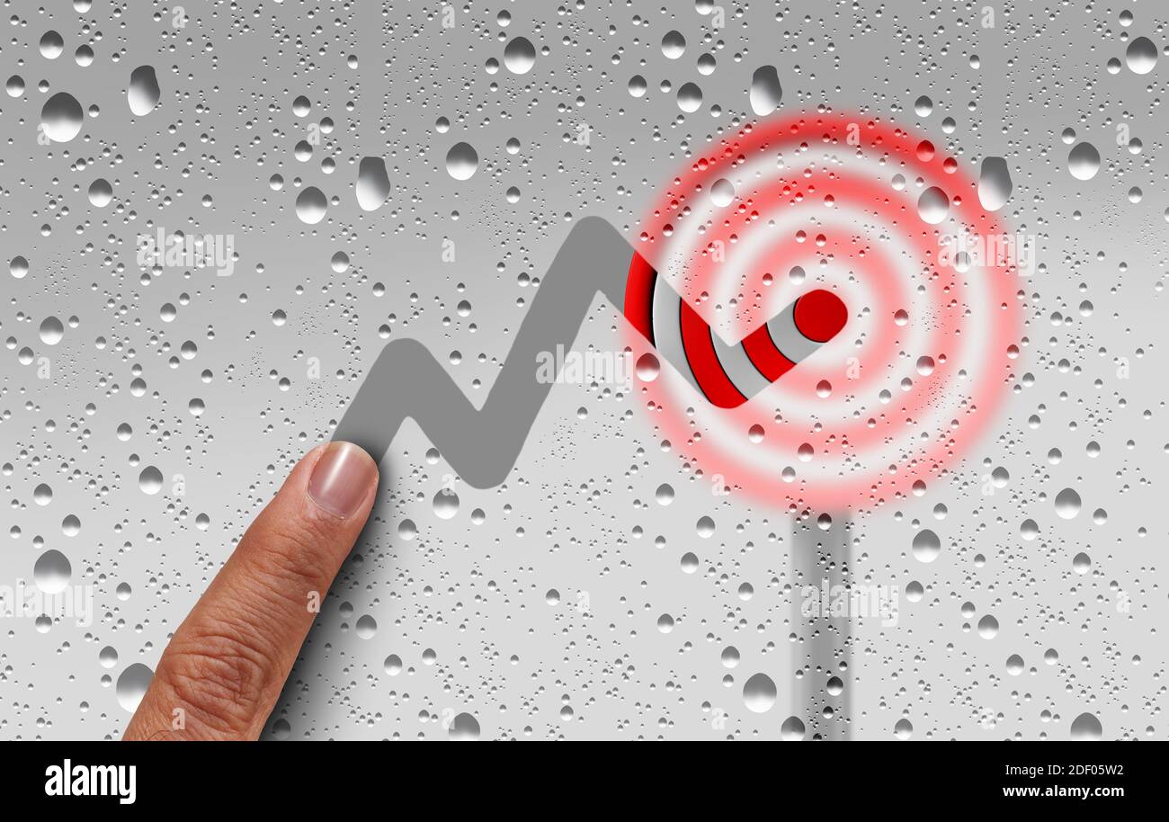 Business success visualization and concept of profit goals as a person ...