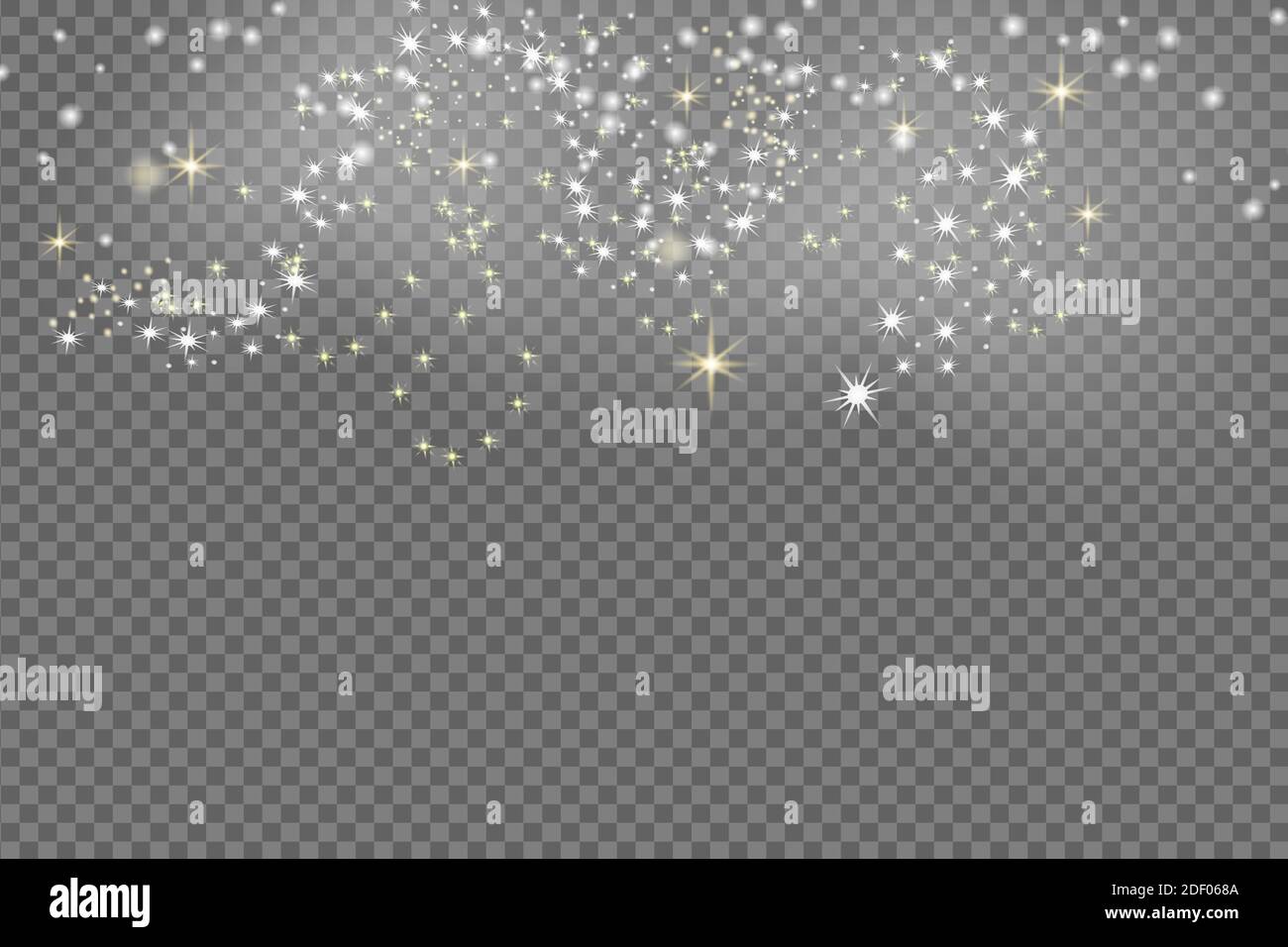 Fallen Star Effect Falling stars effect on checkered background.Explosion in the universe ...