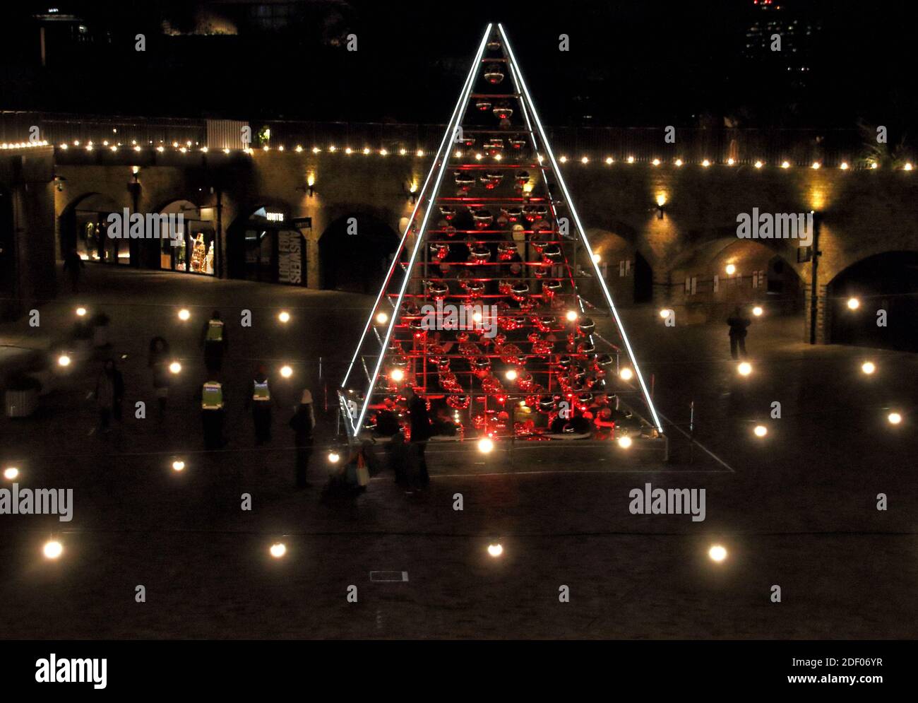 London, UK. Terrarium Tree. King's Cross, London's newest creative