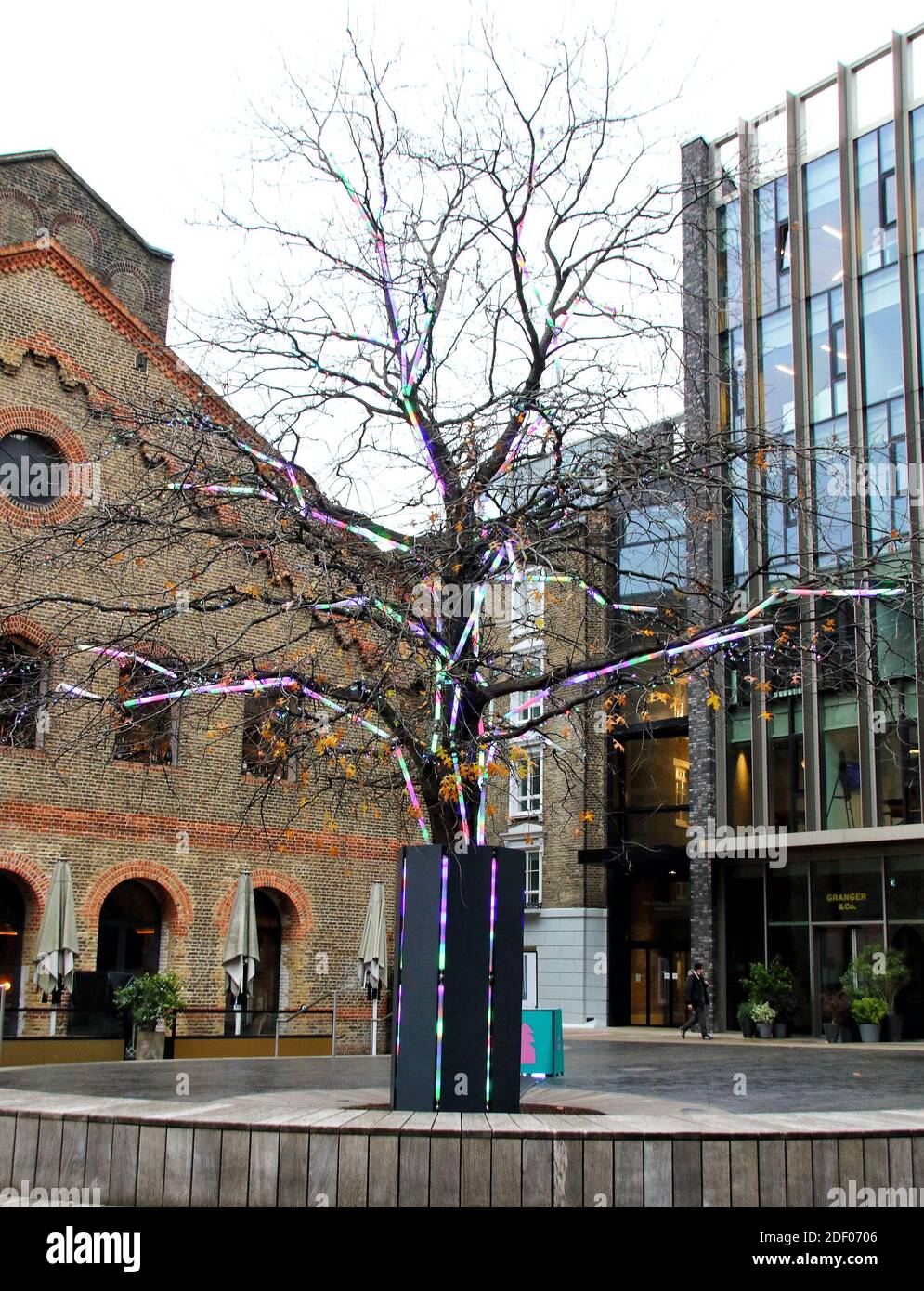 London, UK. People's Tree. King's Cross, London's newest creative neighbourhood, launched its