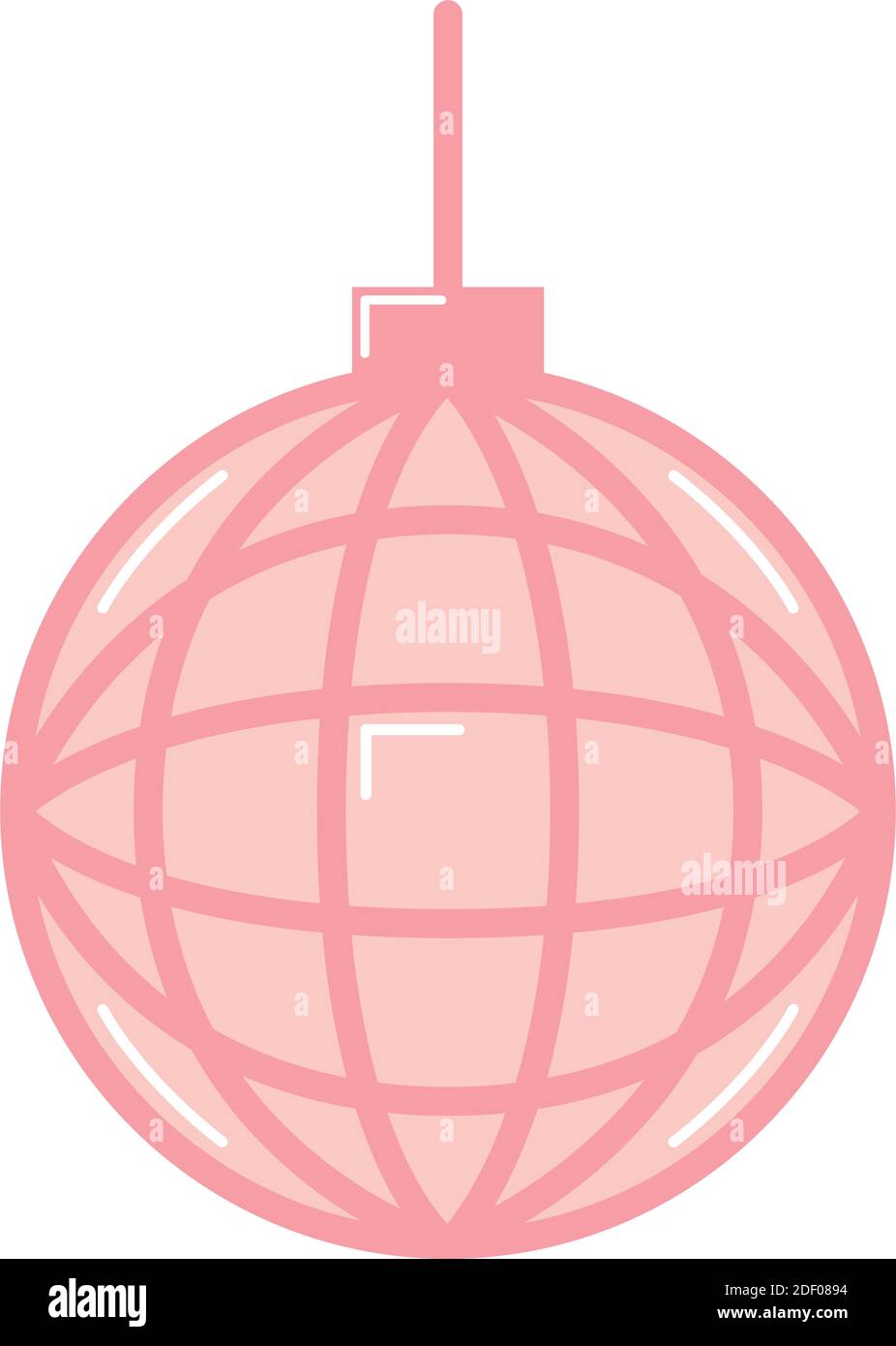 disco ball on white background Stock Vector Image & Art - Alamy
