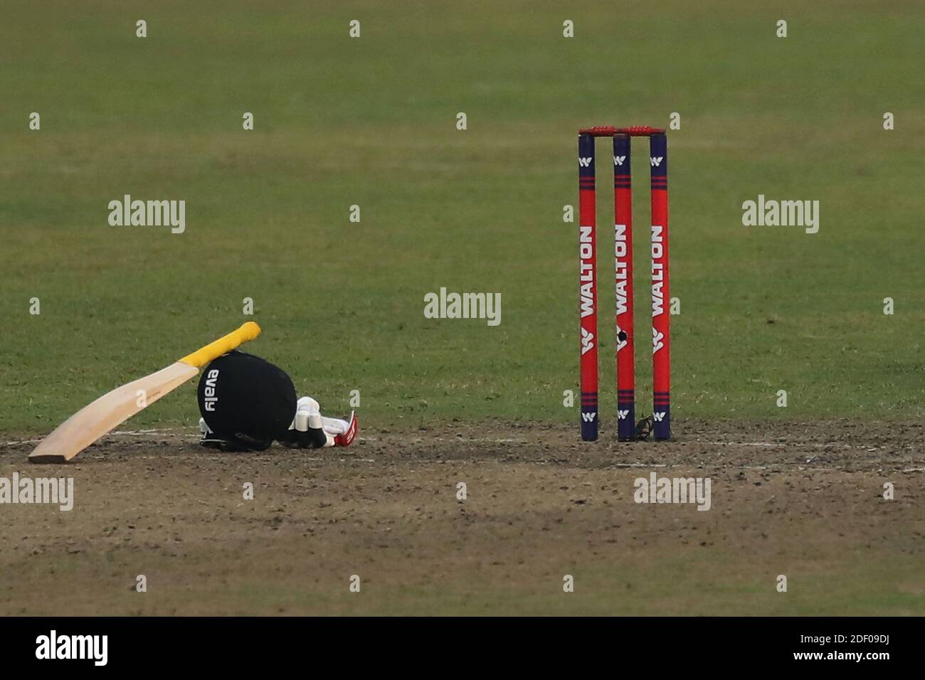 A Cricket Bat seen rested during the Bangabandhu T20 Cup 2020 between