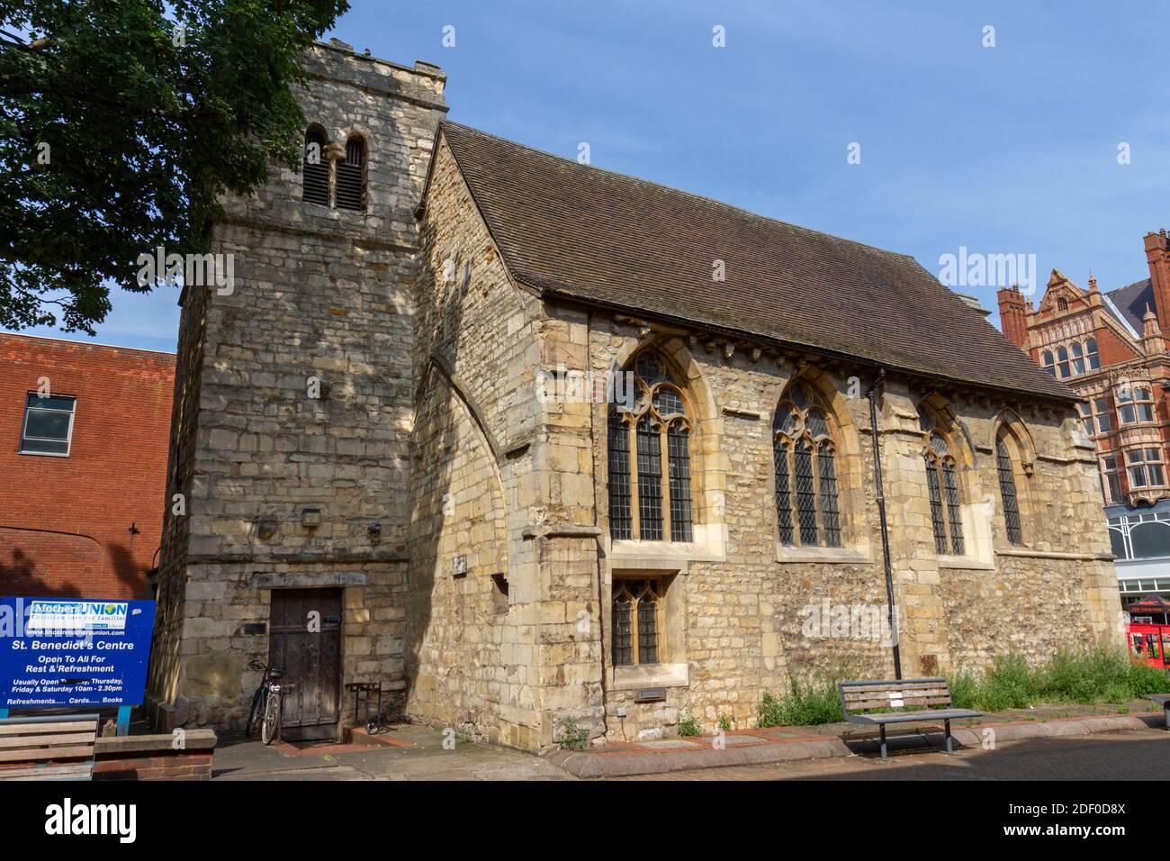 St. Benedict's Church, now St. Benedict's Centre, Lincoln, Lincolnshire, UK. Stock Photo