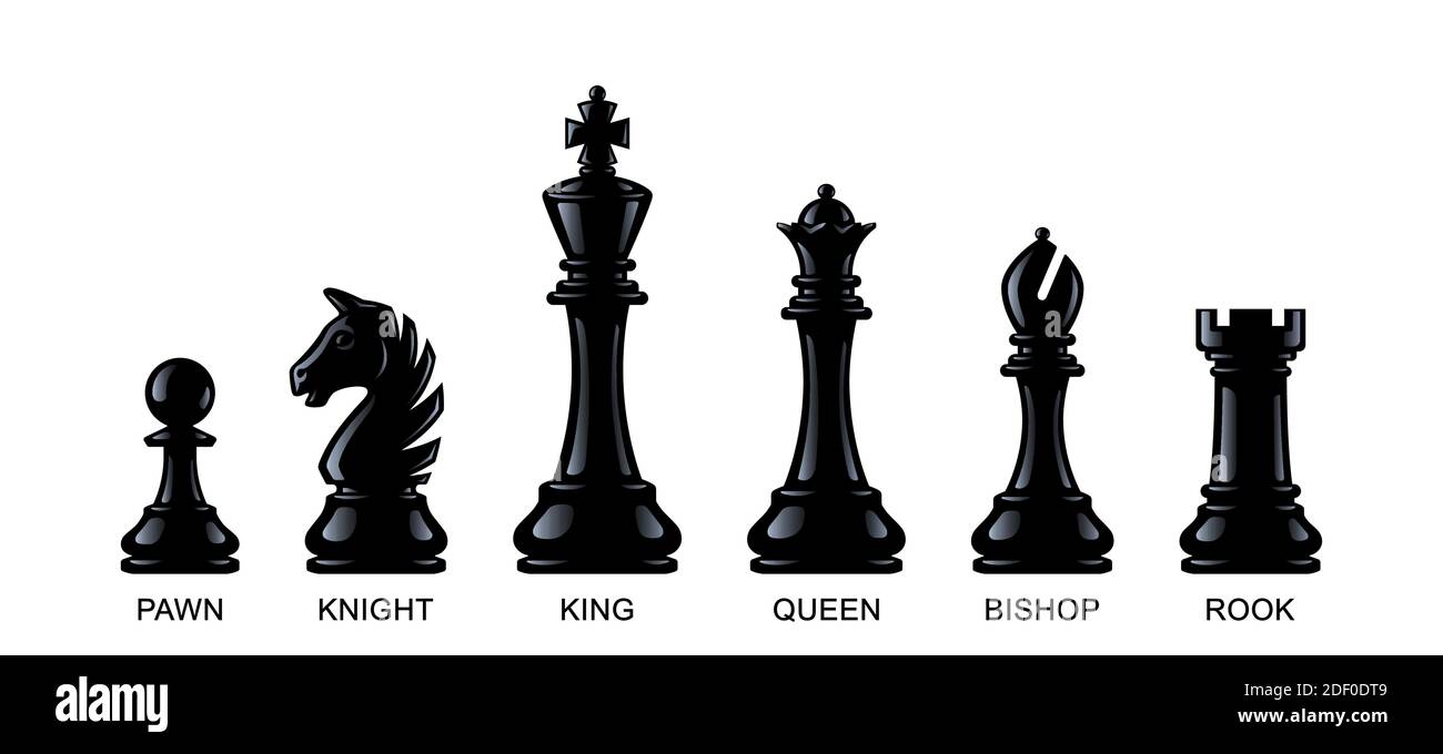 White team chess, gamechess, bishop, kingqueen, knight