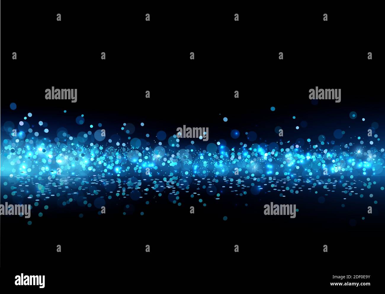 Holiday Abstract shiny color blue design element Stock Vector