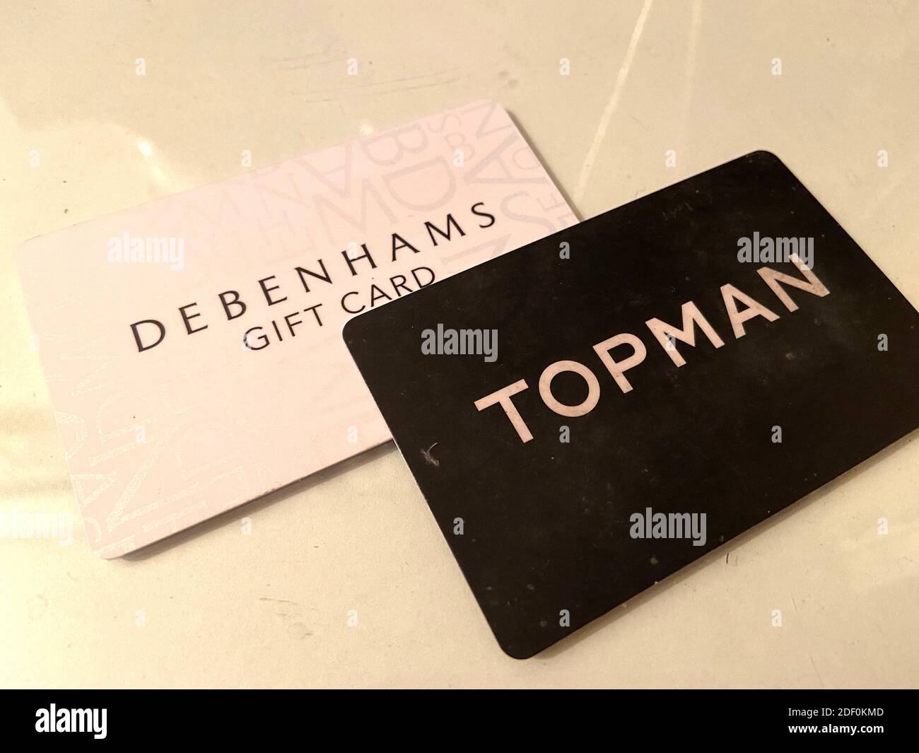 Gift card debenhams hi-res stock photography and images - Alamy
