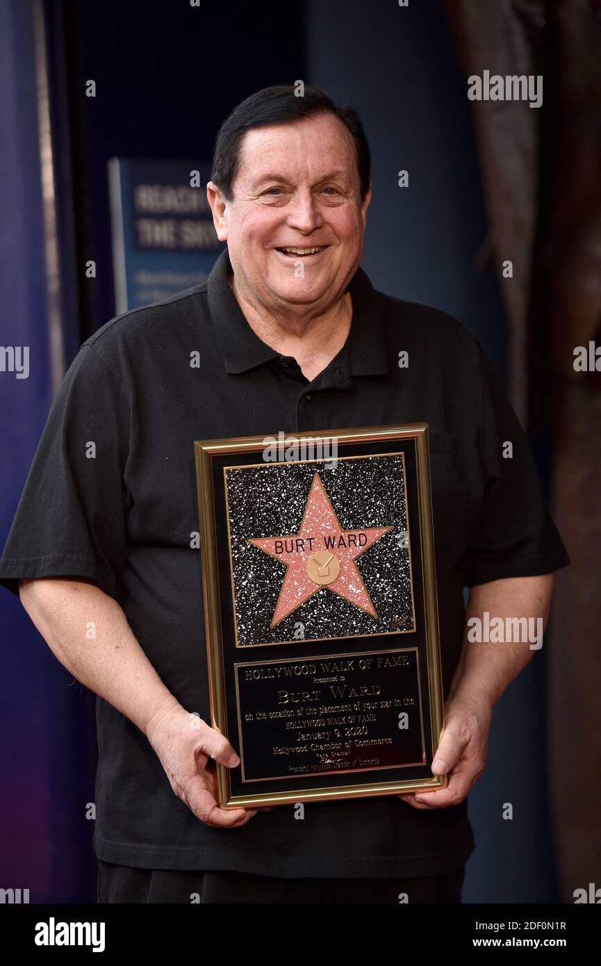 Burt Ward Is honored with a Star on the Hollywood Walk of Fame
