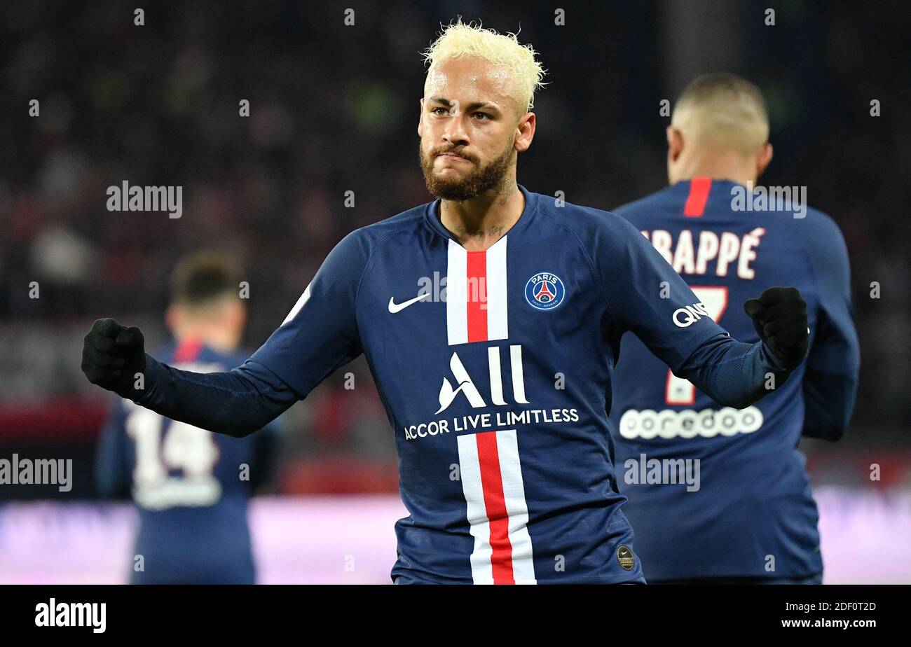 PSG S Neymar During The Ligue 1 Paris Saint Germain PSG Vs AS Monaco Football Match At The