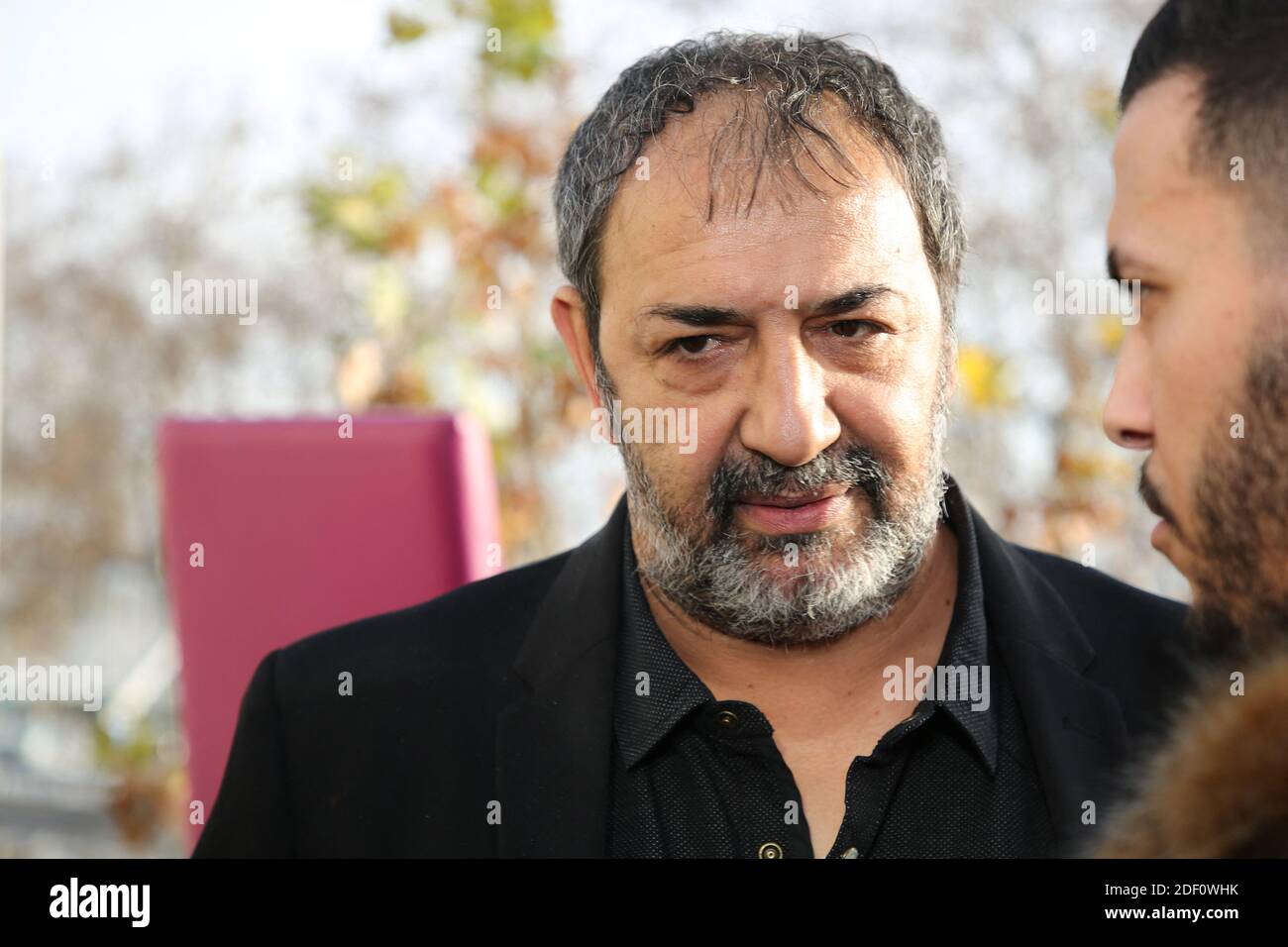 French actor and Vassal's head of list in Marseille's 15th and 16th district Moussa Maaskri, during the presentation of her head of list in the city's 8th sector on January 13, 2020, in Marseille, southeastern France. Photo by Denis Thaust/Avenir Pictures/ABACAPRESS.COM Stock Photo