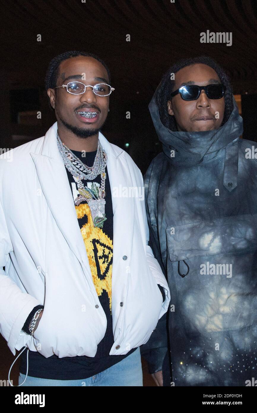 Rapper Quavo and Rapper Takeoff from Migos attending the Off White