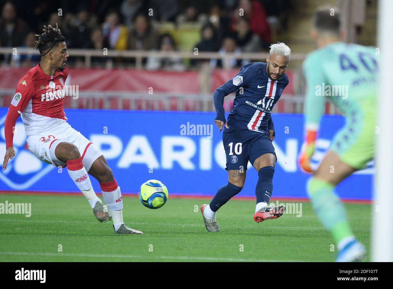 Neymar Jr Of Psg In Action During The Ligue 1 Match Between As Monaco And Paris Saint Germain On January 15 2020 In Monaco Monaco Photo By David Niviere Abacapress Com Stock Photo Alamy