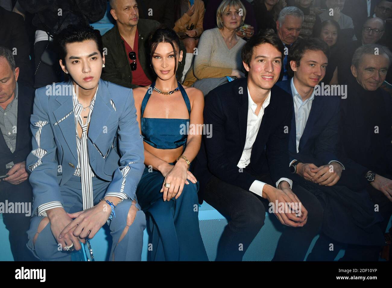 Kris Wu attending the Louis Vuitton Menswear Spring Summer 2020 Front Row  as part of Paris Fashion Week on June 20, 2019 in Paris, France. Photo by  Jerome Domine/ABACAPRESS.COM Stock Photo - Alamy