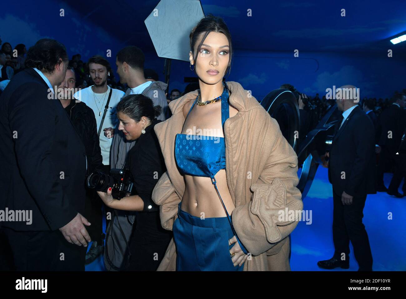 Bella Hadid at Louis Vuitton Fall-Winter 2020 Runway Show / id