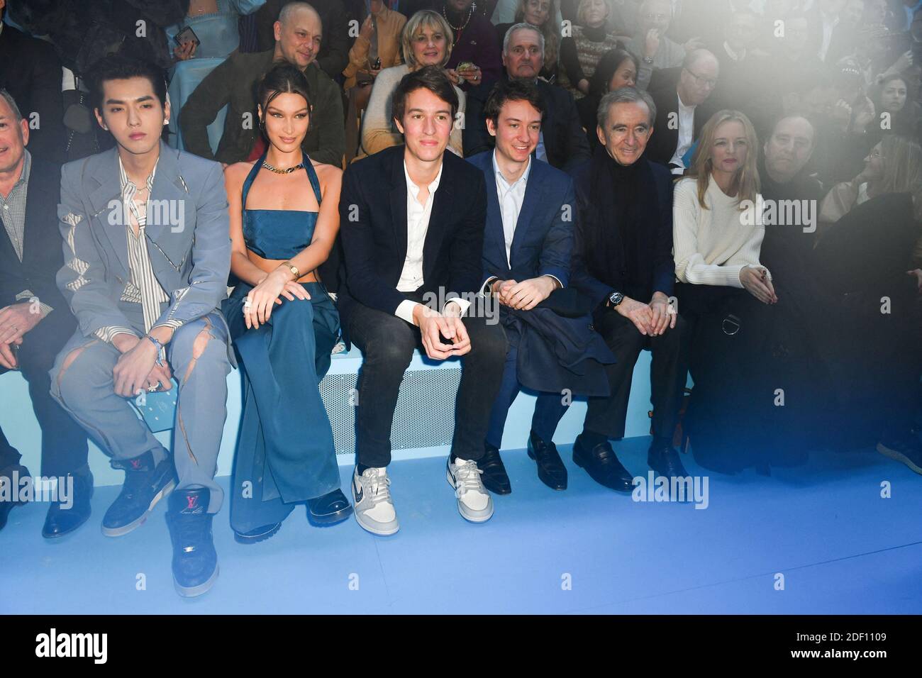 Actor Kris Wu and Model Bella Hadid, CEO of Rimowa, Alexandre