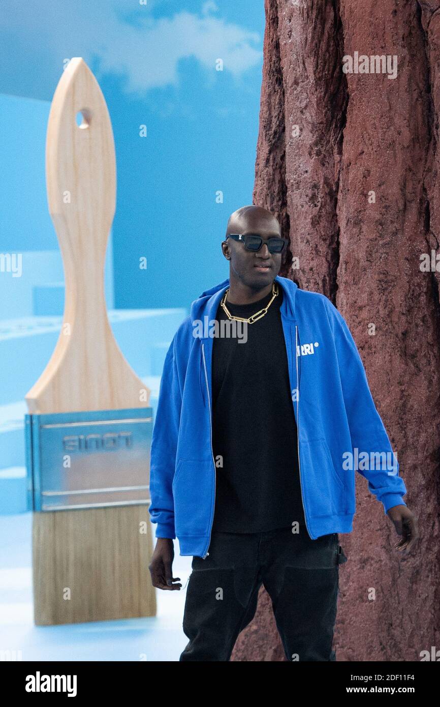 Designer Virgil Abloh attending the Louis Vuitton Menswear Fall/Winter  2020-2021 show as part of Paris Fashion Week in Paris, France on January  16, 2020. Photo by Aurore Marechal/ABACAPRESS.COM Stock Photo - Alamy
