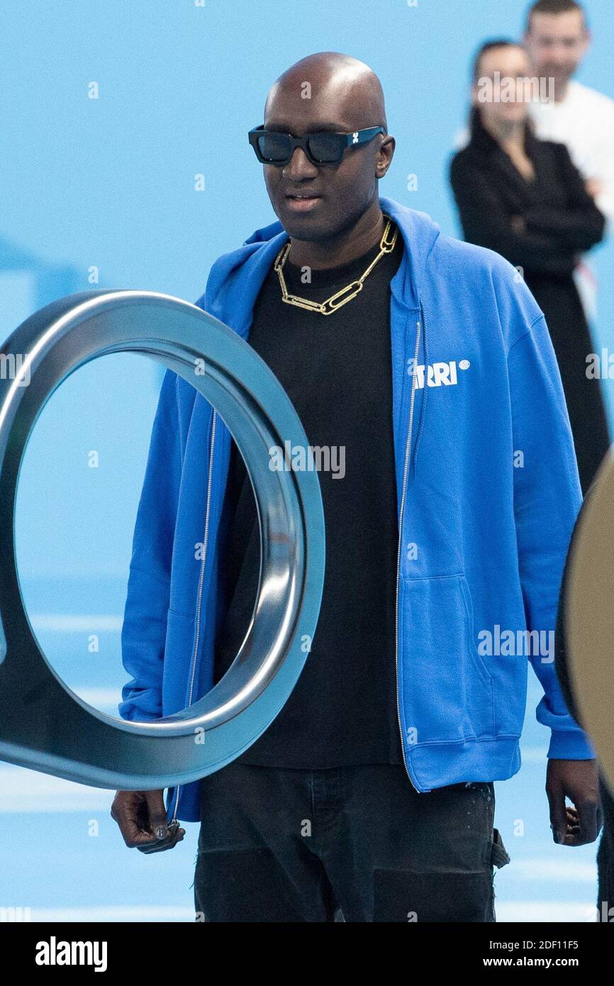 Designer Virgil Abloh attending the Louis Vuitton Menswear Fall/Winter  2020-2021 show as part of Paris Fashion Week in Paris, France on January  16, 2020. Photo by Aurore Marechal/ABACAPRESS.COM Stock Photo - Alamy