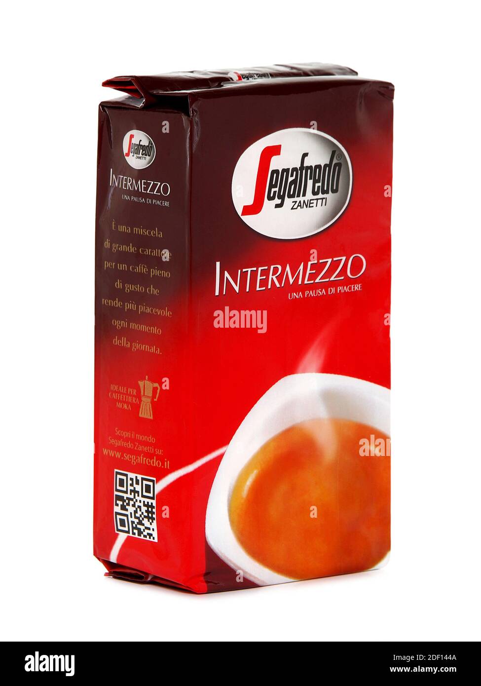 BUCHAREST, ROMANIA - MARCH 20, 2016. Segafredo Zanetti Intermezzo, Ground  coffee pack. Segafredo Zanetti is the leading Espresso producer Stock Photo  - Alamy