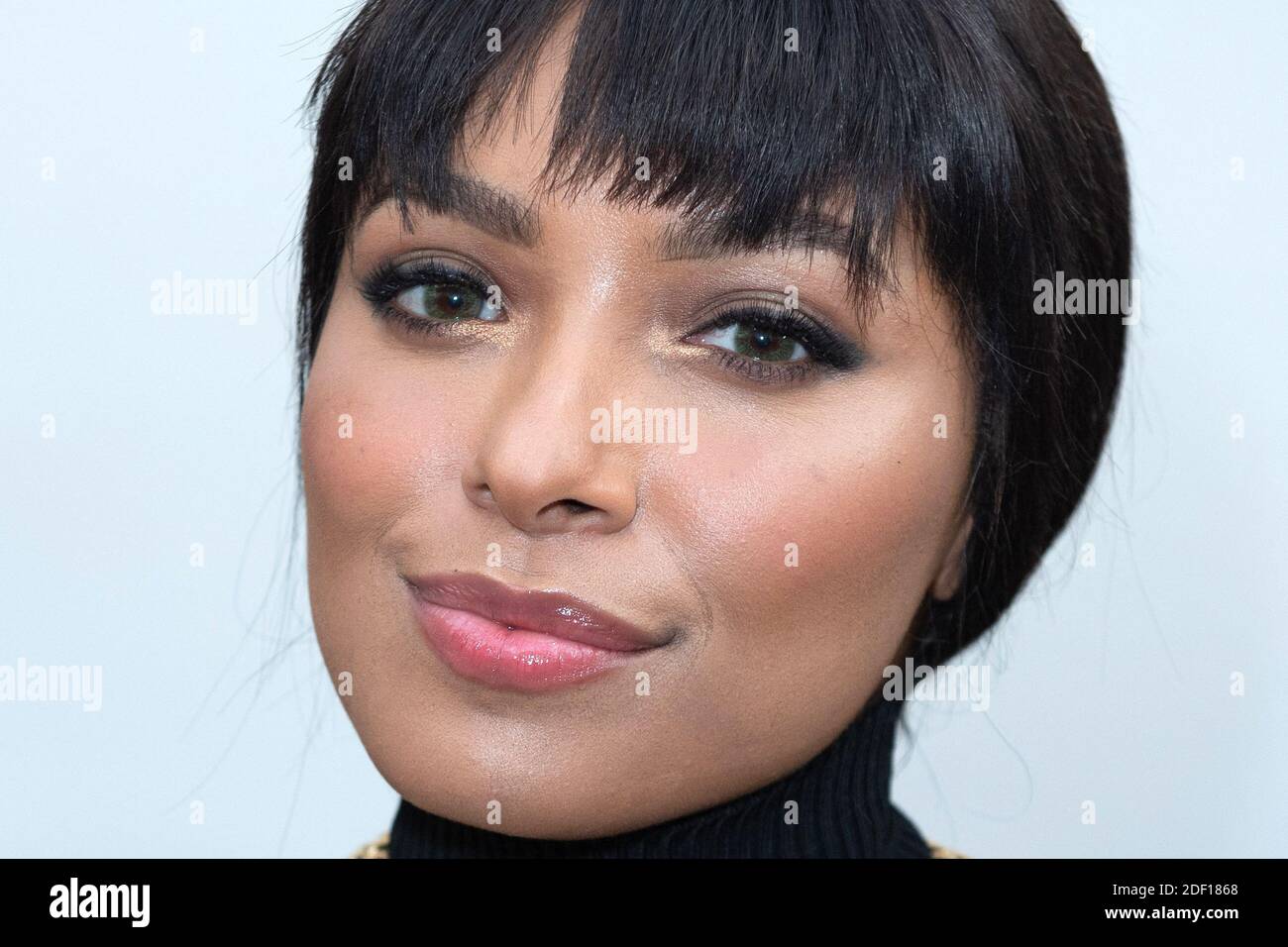Kat Graham attending the Schiaparelli Haute Couture Spring/Summer 2020