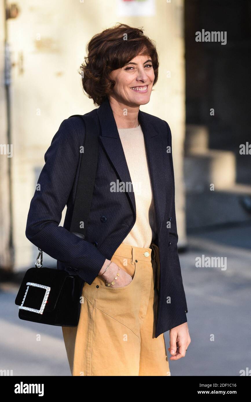 Ines de La Fressange attends the Chanel Haute Couture Spring/Summer 2020  show as part of Paris Fashion Week on January 21, 2020 in Paris, France.  Photo by Julie Sebadelha/ABACAPRESS.COM Stock Photo -