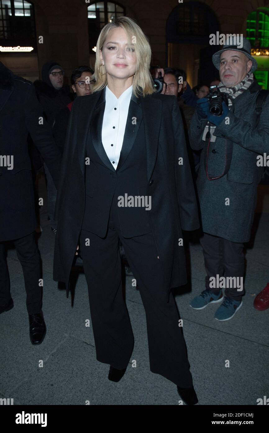 Virginie Efira attending the Giorgio Armani Prive Haute Couture Spring