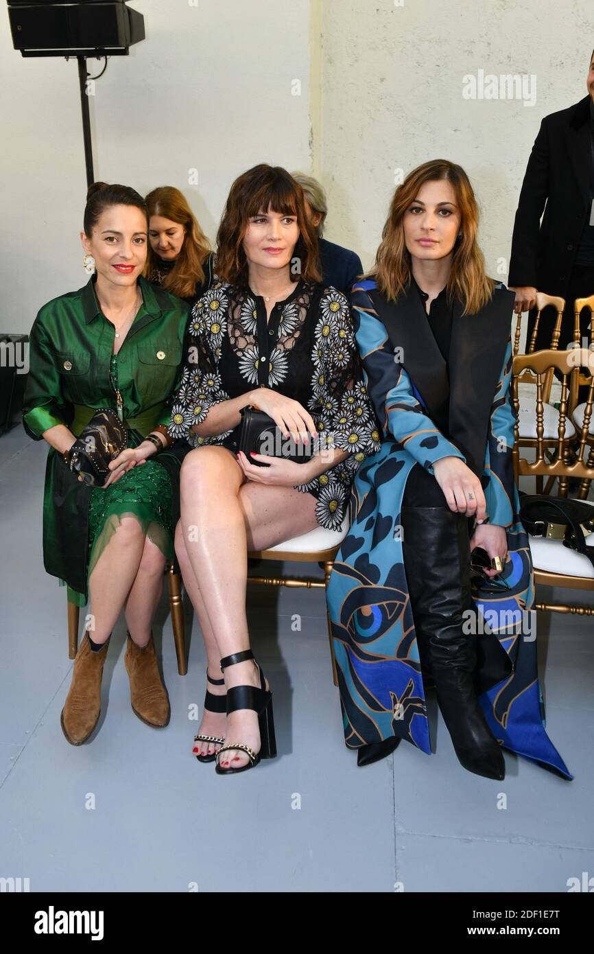 Audrey Dana and Marina Hands attend the Elie Saab Haute Couture  Spring/Summer 2020 show as
