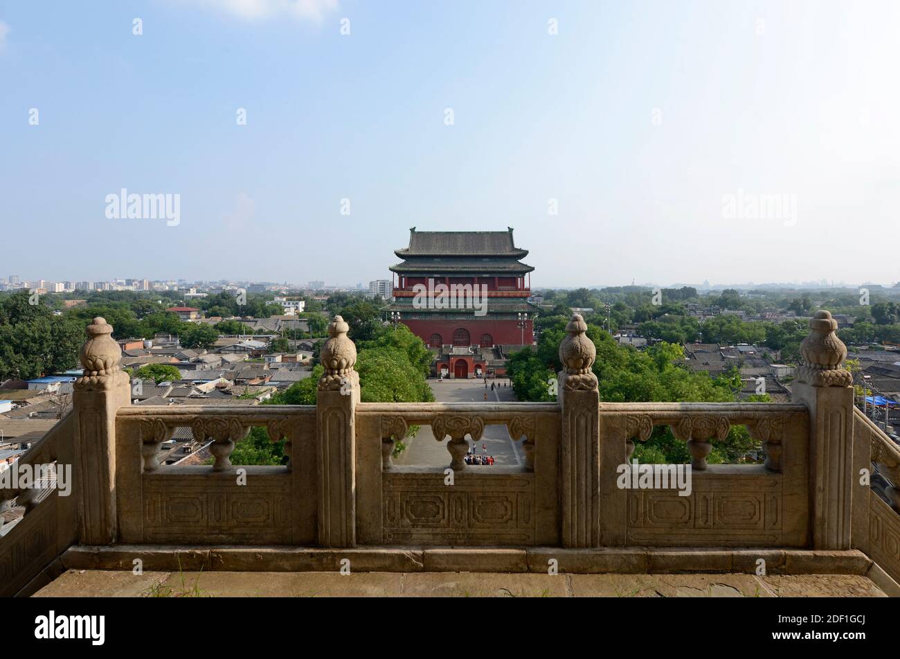 Beijing view from bell tower hi-res stock photography and images - Alamy