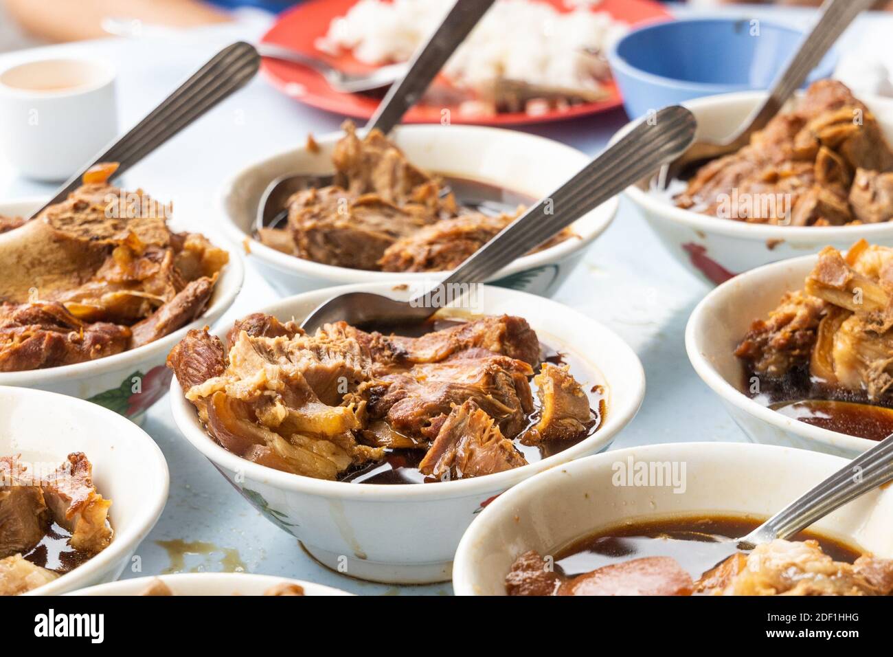 Variety Of Authentic Bak Kut Teh Popular Chinese Food In Klang Malaysia Stock Photo Alamy