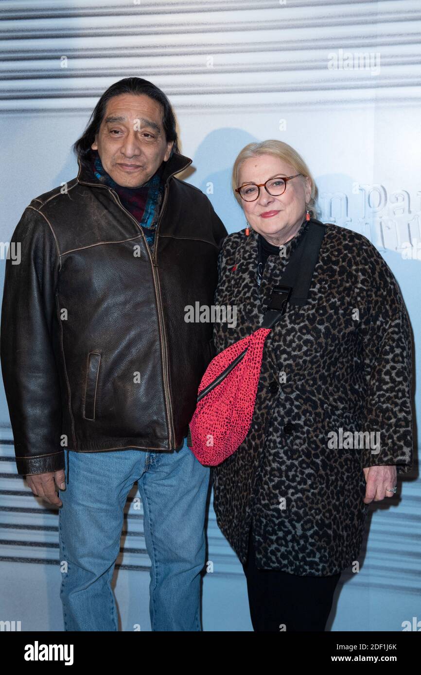 George Aguilar and Josiane Balasko attending the last Jean-Paul Gaultier Haute Couture Spring/Summer 2020 show as part of Paris Fashion Week in Paris, France on January 22, 2020. Photo by Aurore Marechal/ABACAPRESS.COM Stock Photo