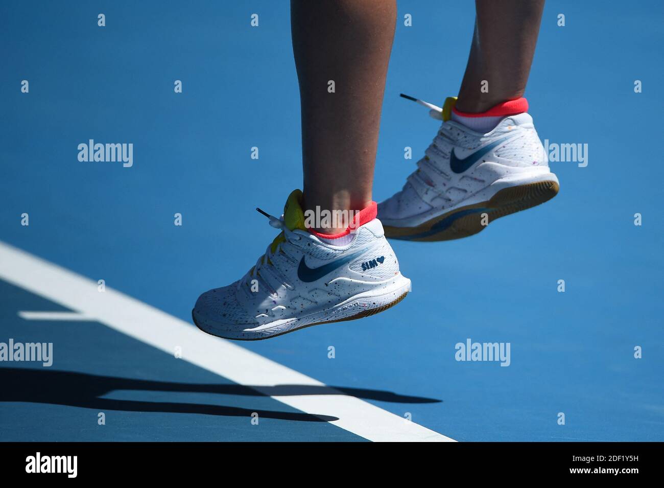 Simona Halep (ROU) during her quarter final round match at the 2020  Australian Open at Melbourne Park in Melbourne, AUSTRALIA, on January 29,  2020. Photo by Corinne Dubreuil/ABACAPRESS.COM Stock Photo - Alamy