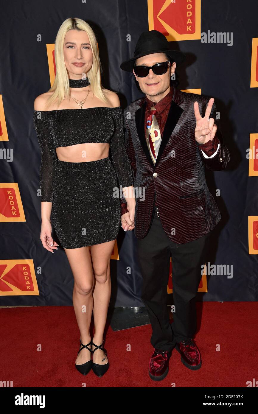 Courtney Anne Mitchell, Corey Feldman attend the 4th Annual Kodak Film