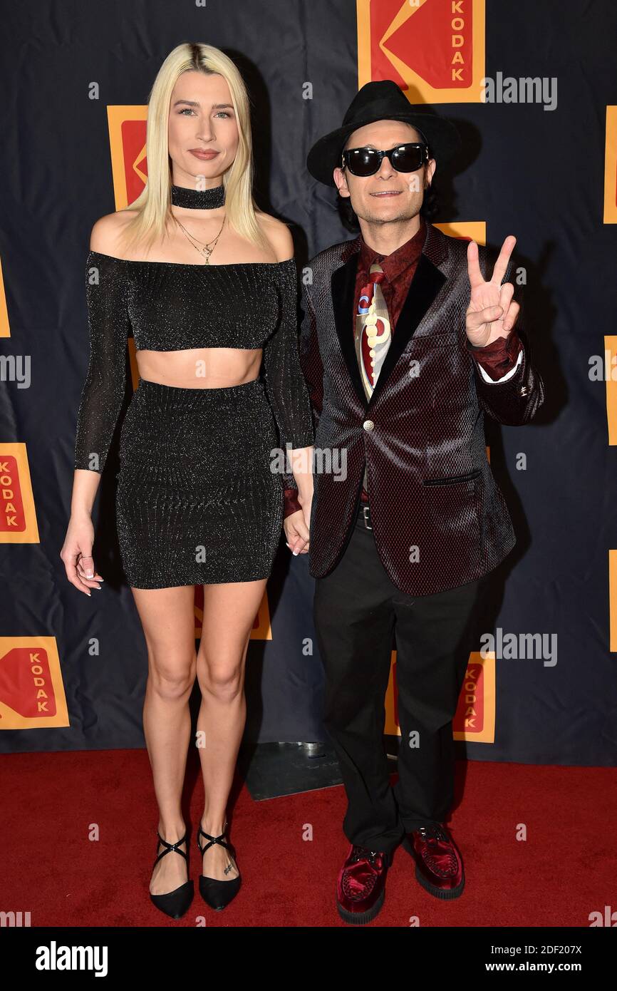 Courtney Anne Mitchell, Corey Feldman attend the 4th Annual Kodak Film