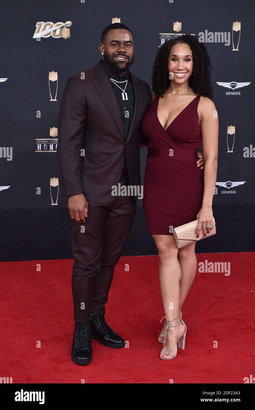 Mark Ingram Jr. attends the 9th Annual NFL Honors at Adrienne Arsht Center  on February 01, 2020 in Miami, Florida. Photo by Lionel Hahn/ABACAPRESS.COM  Stock Photo - Alamy