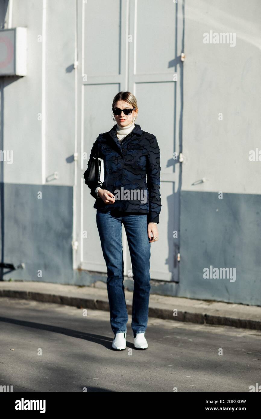 Camille Seydoux attending the Valentino show at the Tuileries as