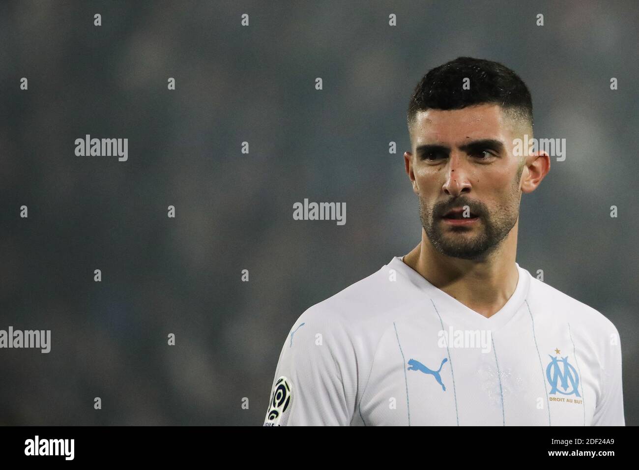 Alvaro Gonzalez during the French L1 football match between Girondins de Bordeaux and Olympique of Marseille. In Bordeaux , France on February 02, 2020. Photo by Thibaud Moritz/ABACAPRESS.COM Stock Photo