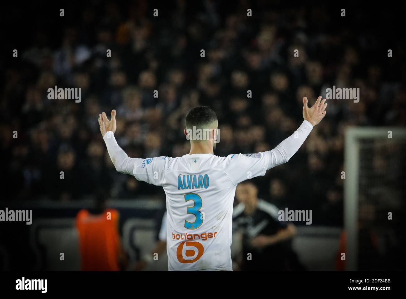 Alvaro Gonzalez during the French L1 football match between Girondins de Bordeaux and Olympique of Marseille. In Bordeaux , France on February 02, 2020. Photo by Thibaud Moritz/ABACAPRESS.COM Stock Photo