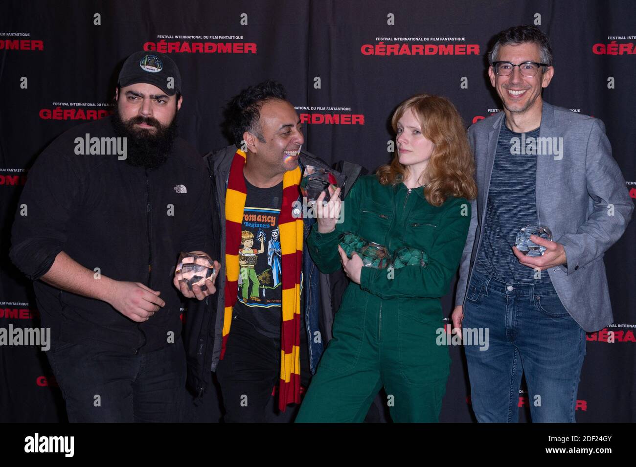 Dayan D Oualid Winner Of The Short Film Award With His Movie Dibbuk Alok Mishra Rose Glass Winner Of The Grand Prize The Critics Prize The Original Music Score Award And The Youth
