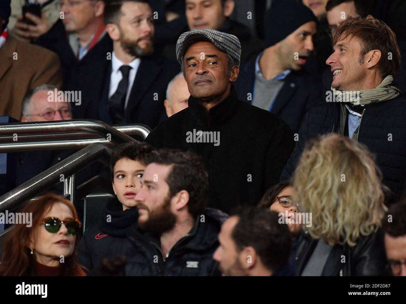 Yannick Noah during the French L1 football match between Paris Saint-Germain  (PSG) and Lyon (OL) at the Parc des Princes stadium in Paris, on February  9, 2020. Photo by Christian Liewig /ABACAPRESS.COM
