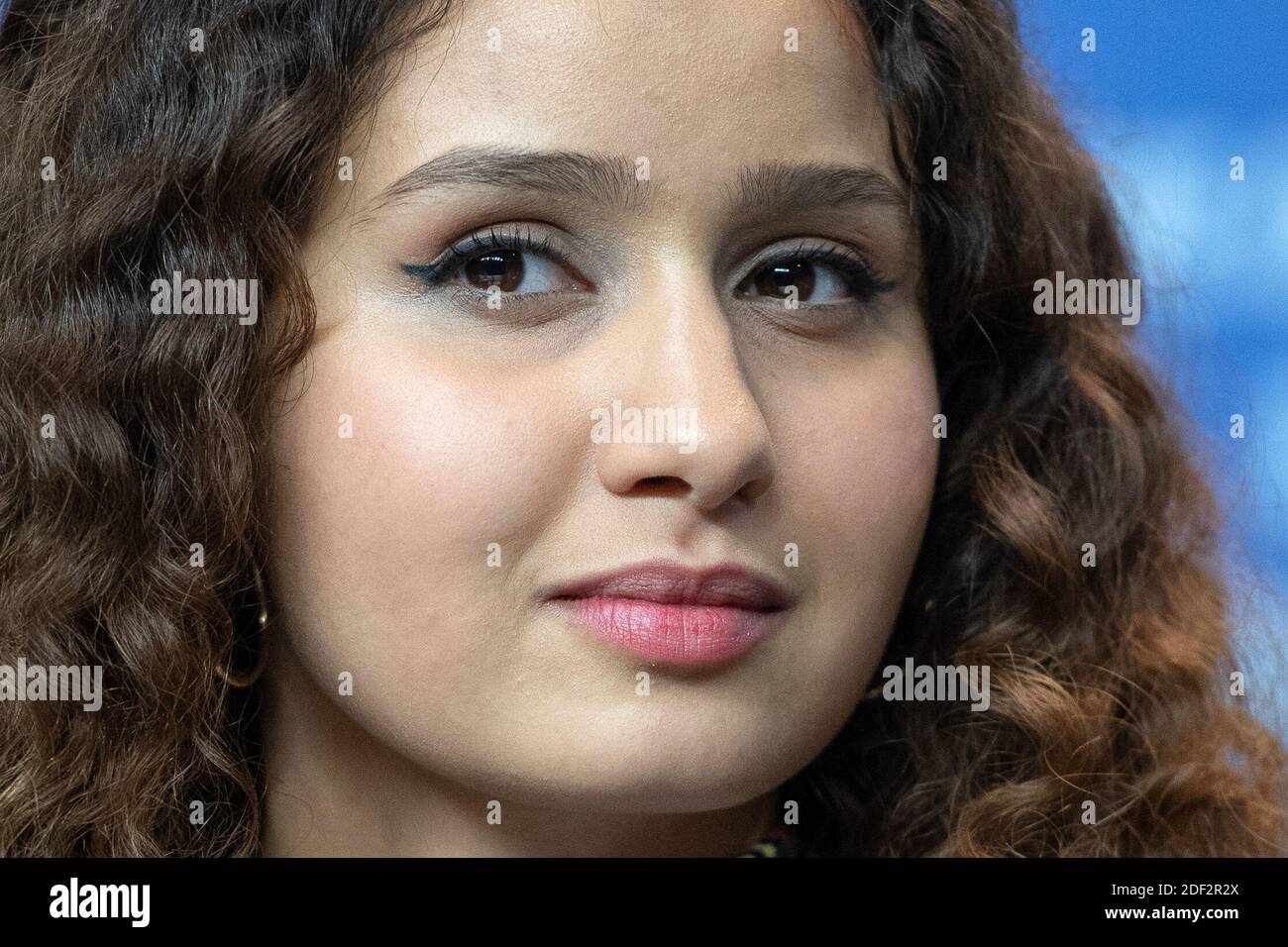 Oulaya Amamra attending the The Salt of Tears (Le Sel des Larmes) Press  Conference as part of the 70th Berlinale (Berlin International Film  Festival) in Berlin, Germany on February 21, 2020. Photo
