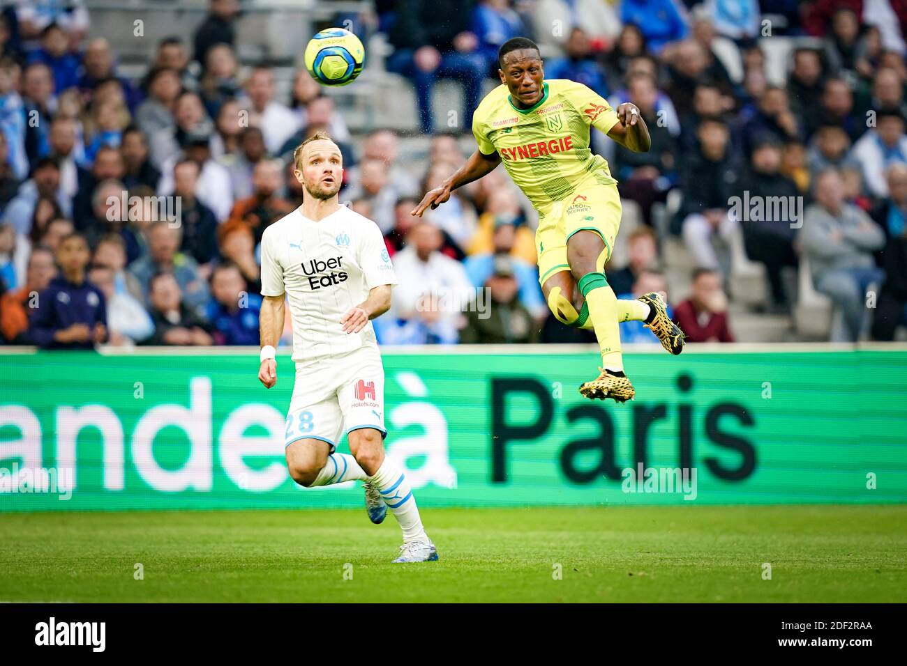 Charles Traore (FCN) during the French Ligue 1 football match Olympique de  Marseille v FC Nantes