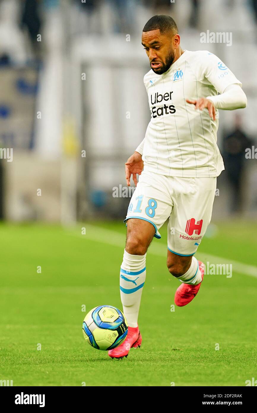 Fanion Olympique De Marseille OM - Joueur Amavi - Saison 2018-19 - 16x11 Cm