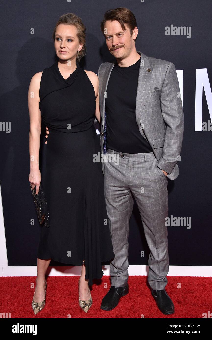Michael Dorman, Tessa Richardson Dorman attend the premiere of