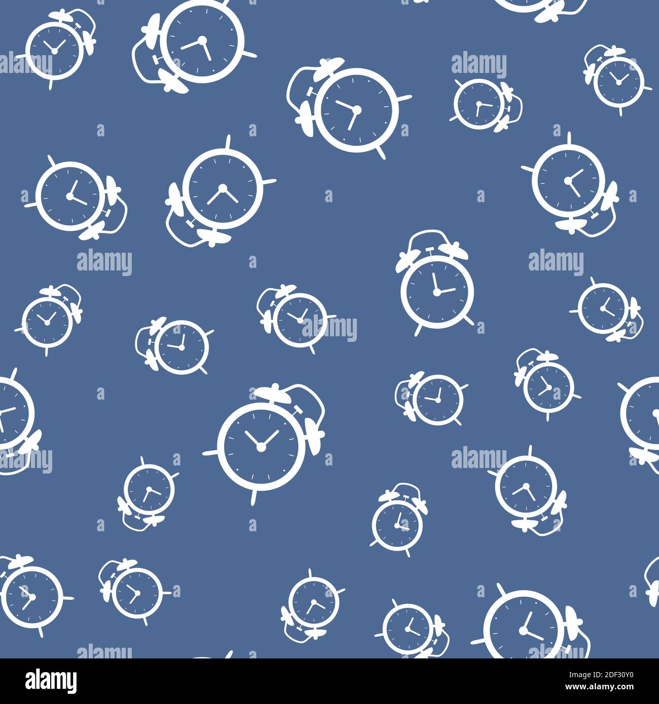 Alarm Clock Seamless Pattern background. Illustration Stock Photo - Alamy