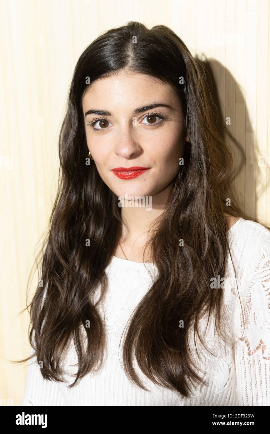 Eleonore Sarrazin attends the Christophe Guillaume show as part of the