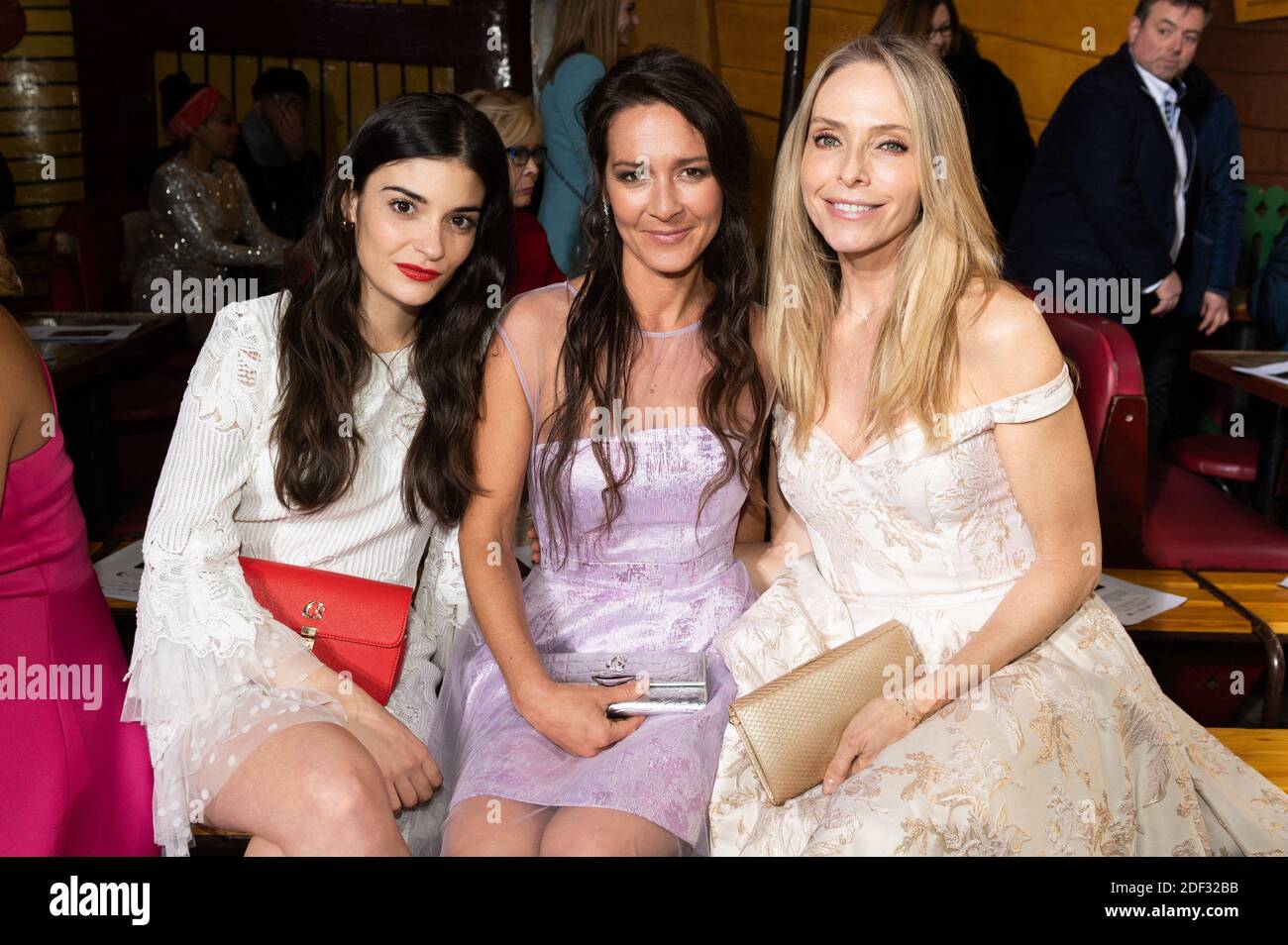 Eleonore Sarrazin, Emmanuelle Boidron and Tonya Kinzinger attend the