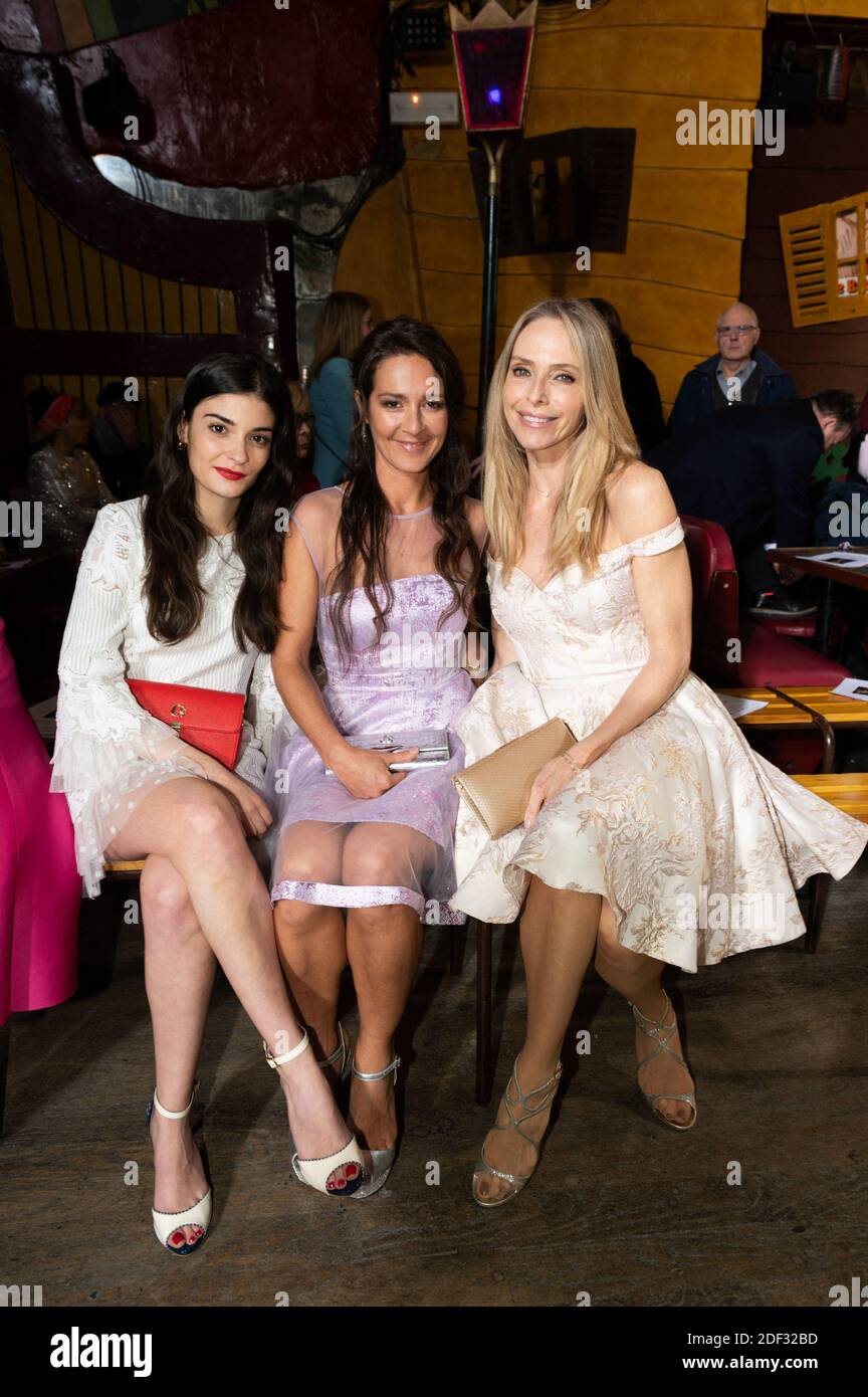 Eleonore Sarrazin, Emmanuelle Boidron and Tonya Kinzinger attend the