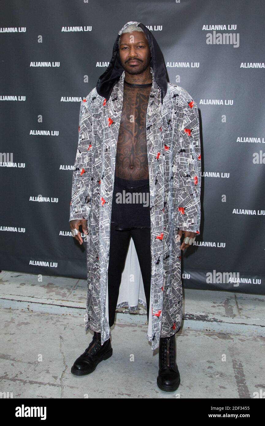 Djibril Cisse attends Alianna Liu fashion show during Women fashion