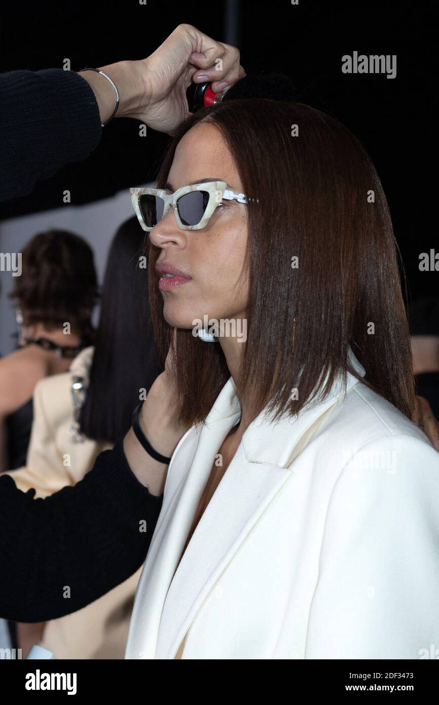Noemie Lenoir attending the Off White show as part of the Paris Fashion